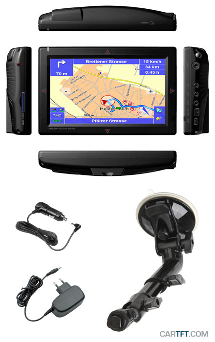 [CTFPND-1] 7" PND Truck Navigator 5.5 SP2 EUROPE (Bluetooth, FM Modulator, TMC)