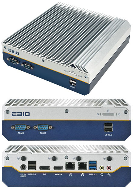 Mitac E310-10EHI-J6413-AC (Intel Elkhart Lake J6413, 2x LAN, 2-6x COM) <b>[FANLESS]</b>